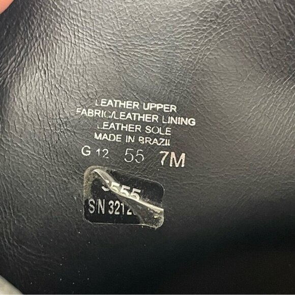 Tory Burch Black Leather Riding Boots Women's Size: 7M Gold hardware - Picture 14 of 14